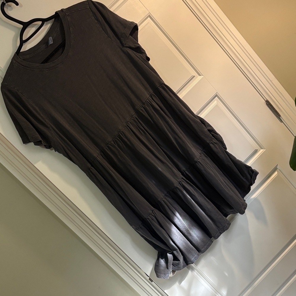 Casual Gray Women's tshirt dress